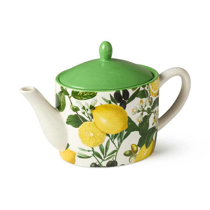 Certified International – wholesale Tea pot – Limone Ceramic Teapot 40 oz.