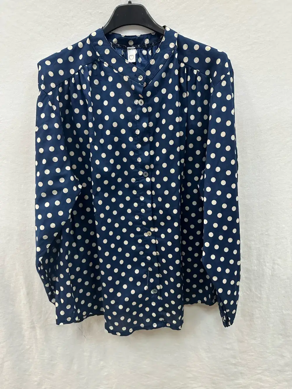 Mimi & Gogo - Wholesale Button Down Shirt - Women's - Printed Cotton Polka Dot Shirt1