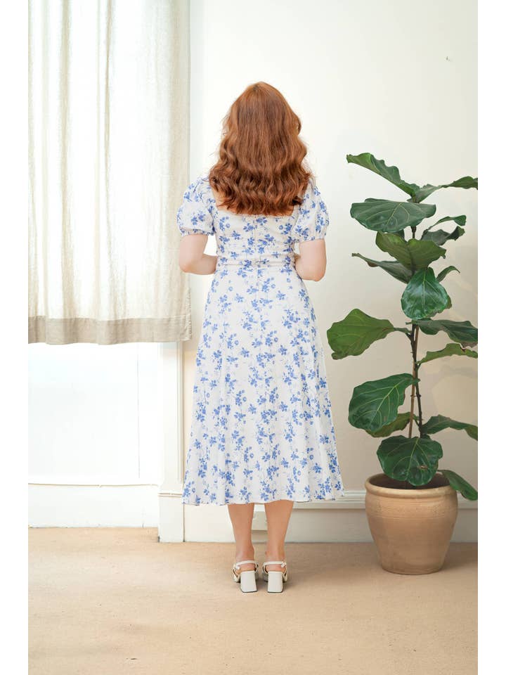 Timeless London - Vente Robe – femme - Robe bleu cèdre4