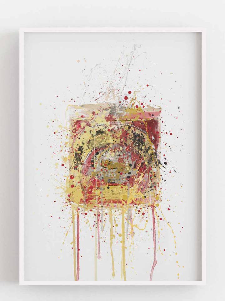 Black Treacle Wall Art Print for wholesale by We Love Prints