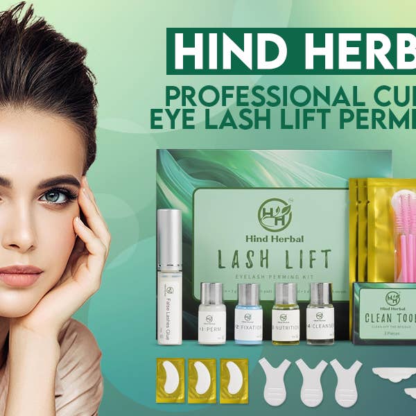 Hind Herbal - Wholesale Eyelash/Brow Serum - Hind Herbal 32-Pcs Eye Lash Perming and Curl Kit with Serum5