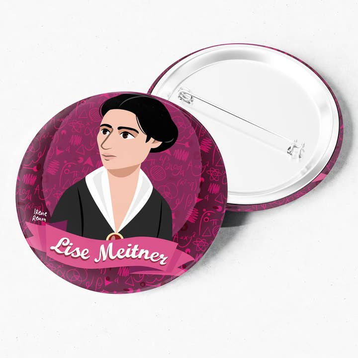 Lise Meitner, Dádiva Física, Mulheres na Ciência, Mulheres por atacado de Irene Renon illustrations