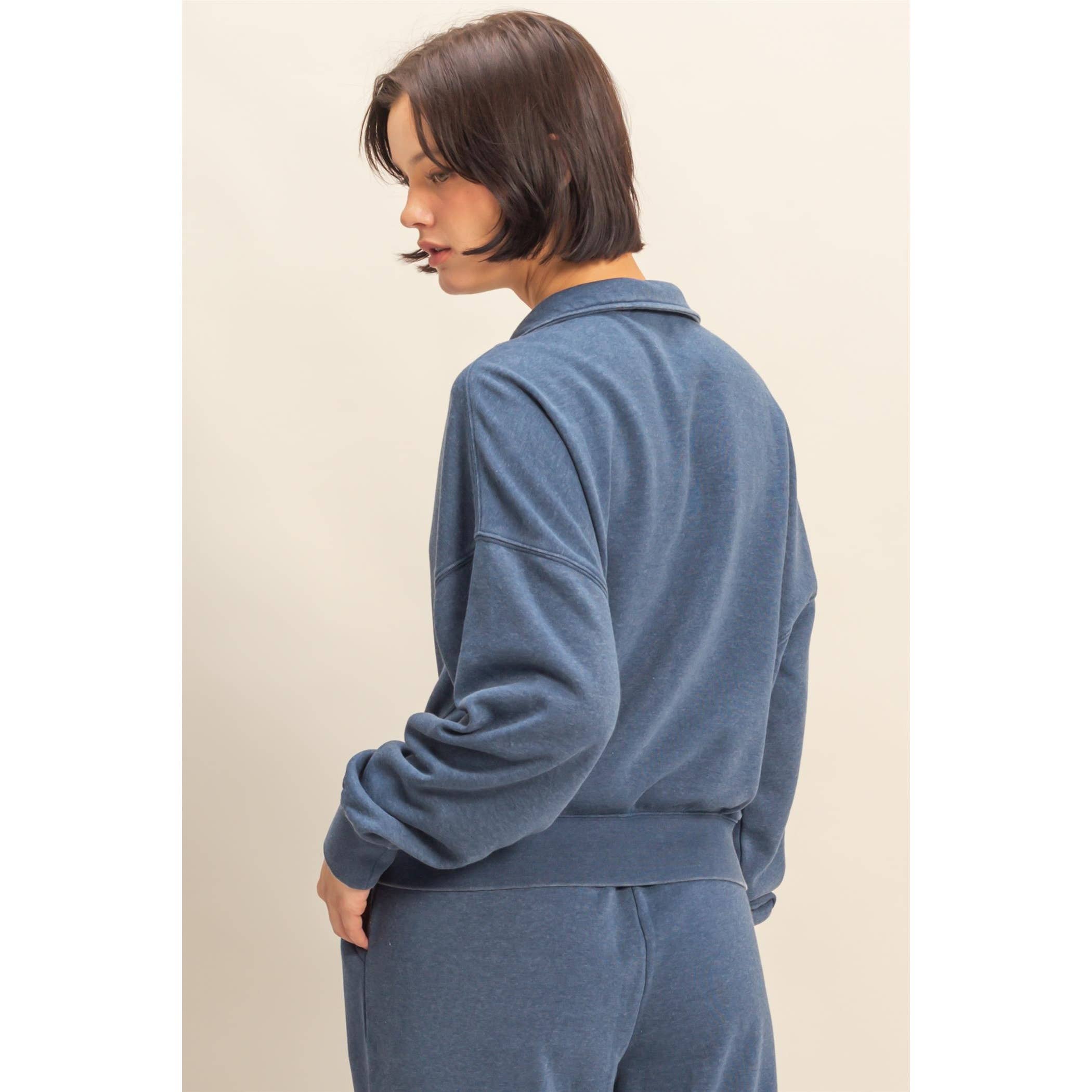 Double Zero - Venta al por mayor Sudadera - Mujer - Sudadera con media cremallera Love This Way30