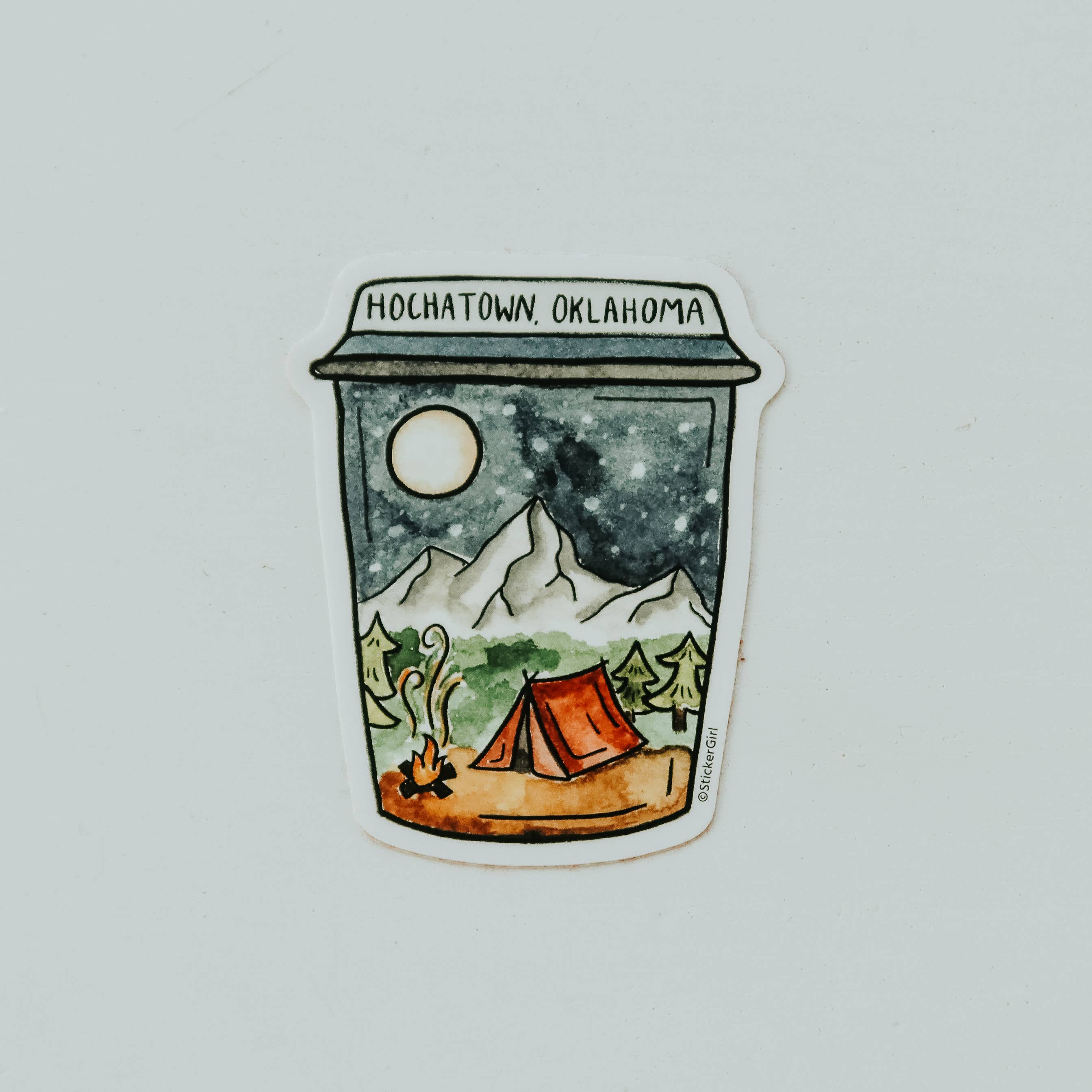 Sticker Girl - Vente Autocollant - Autocollant en vinyle pour tasse à café personnalisable2