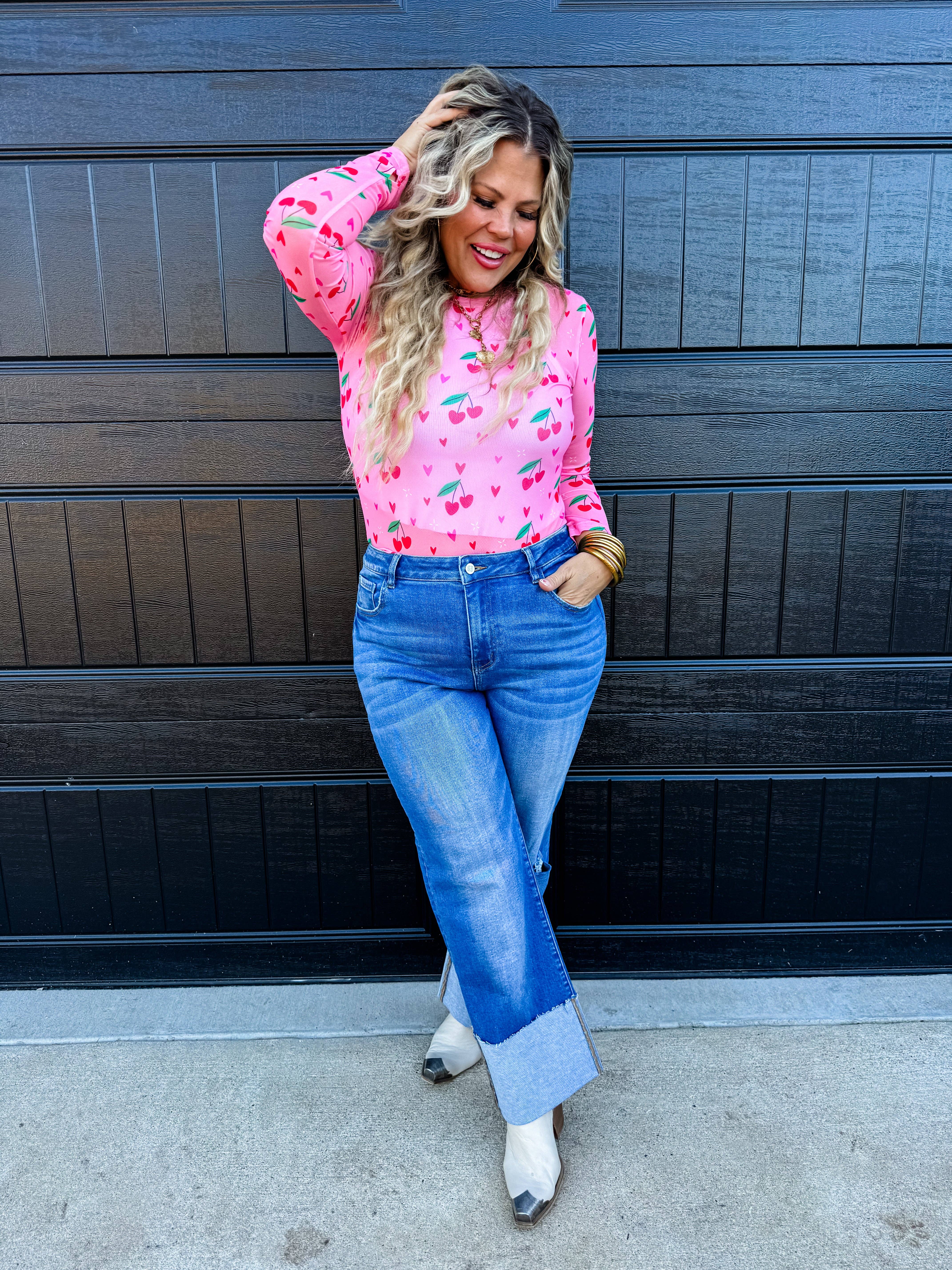 BLAKELEY - Wholesale Knit Top - Women's - VALENTINES DRESS IT UP MESH TOPS11