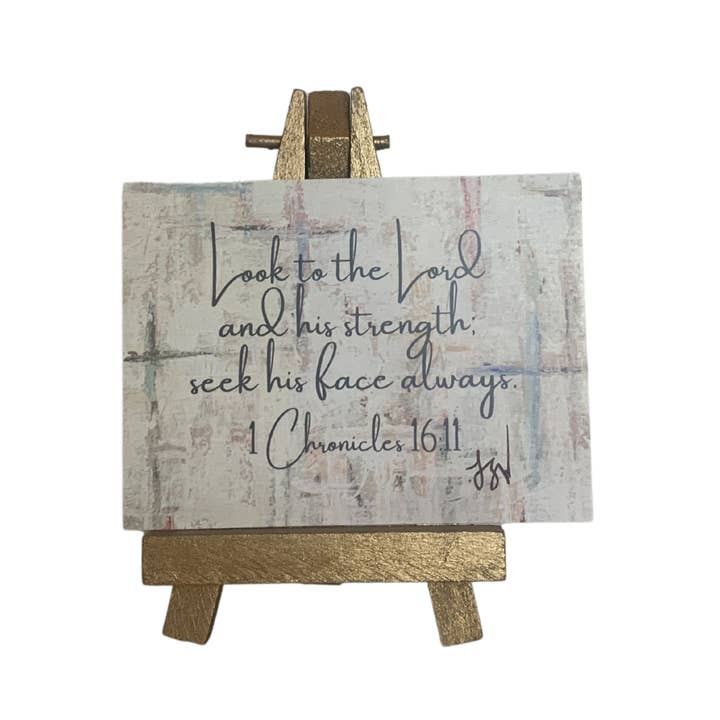 Scriptures of Strength Gift Set/Easel for wholesale by Wilkerson Works