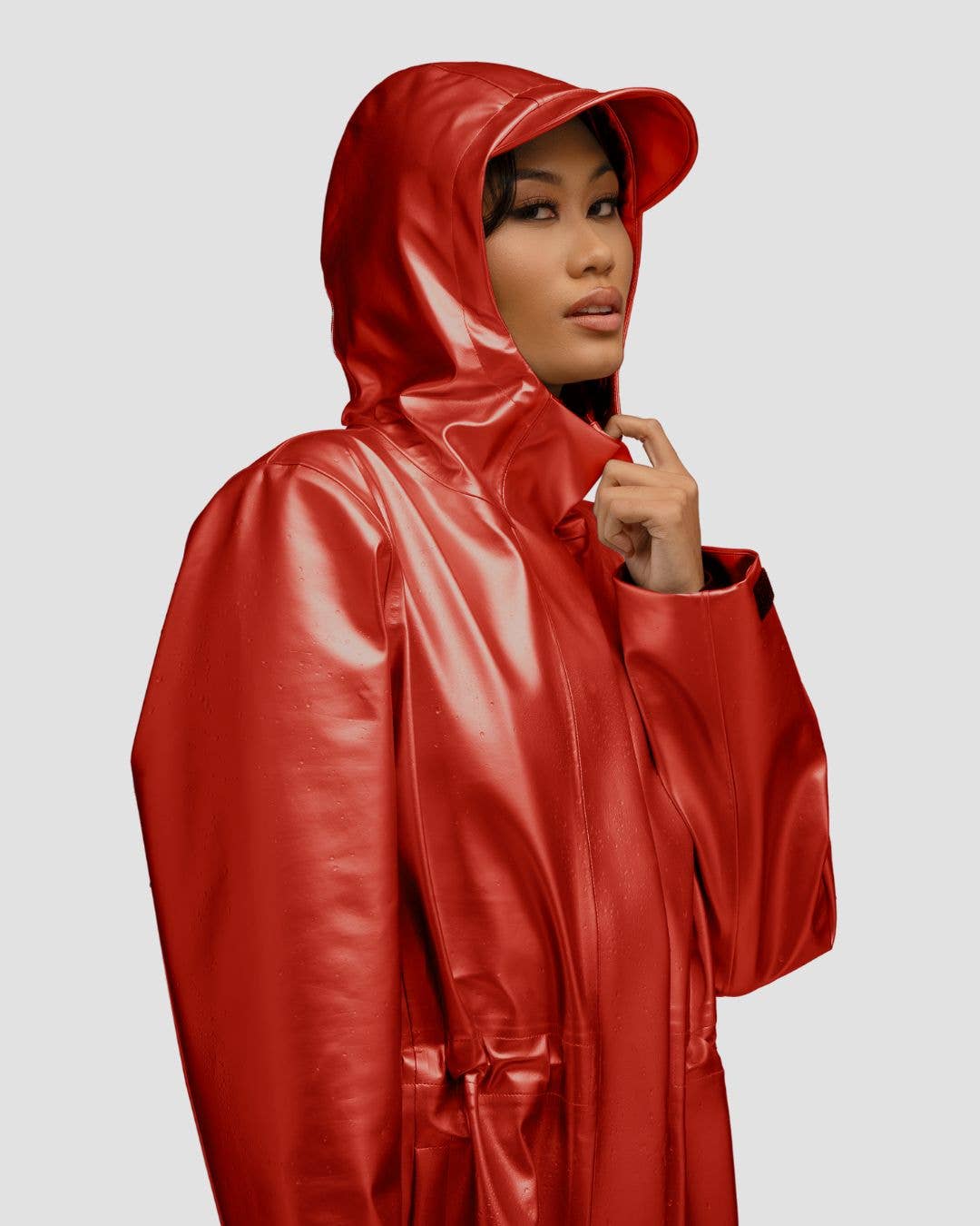 Hairbrella – wholesale Raincoat – Women's – Hairbrella Satin-Lined, Waterproof Rain Jacket10