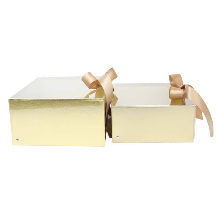 Emartbuy – Großhandel Geschenkboxen – Elegante Geschenkbox mit Klarsichtdeckel und Schleife für besondere Anlässe - 2er-Set10