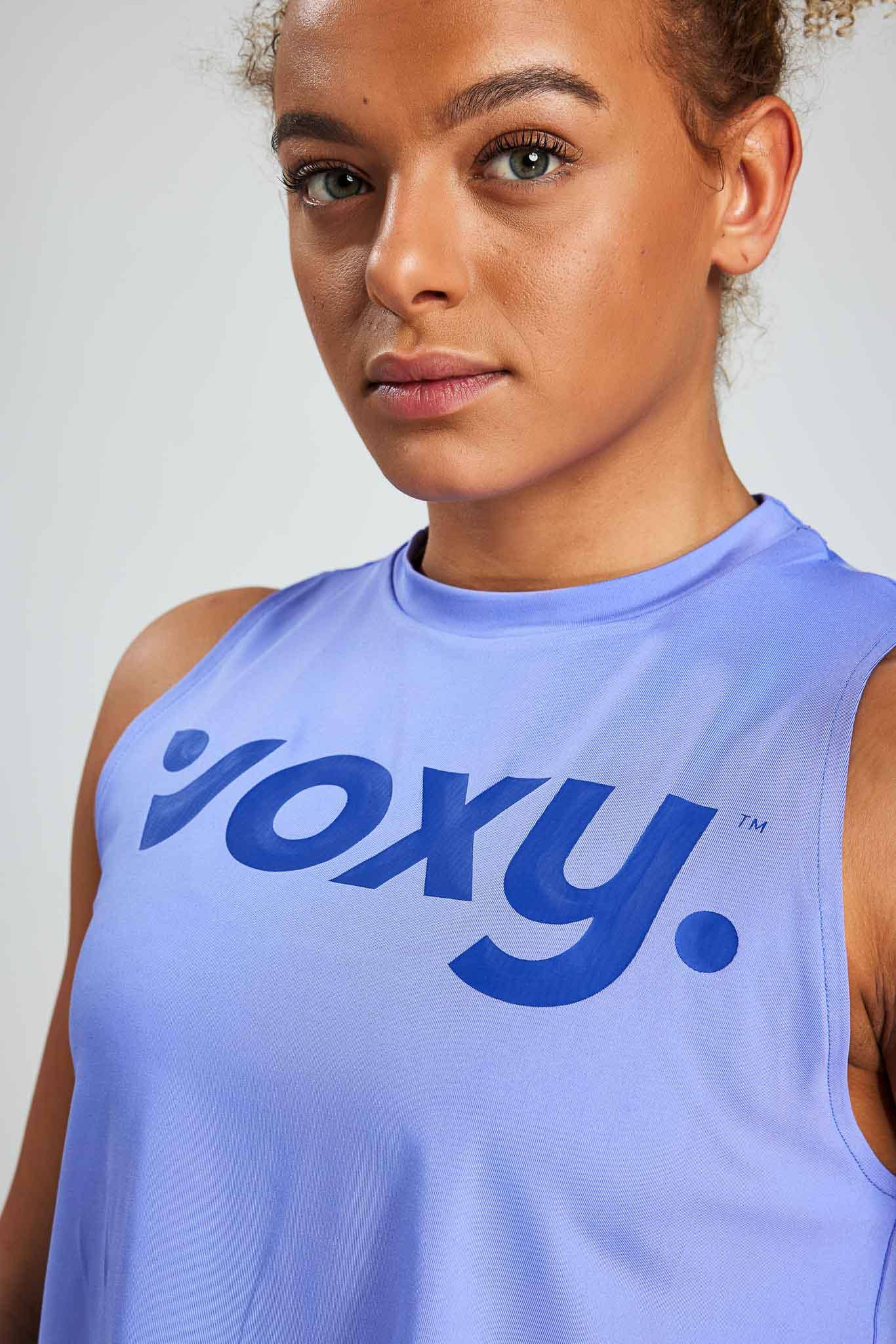 VOXY – wholesale Athletic top – Women′s – Purple Muscle Tank4