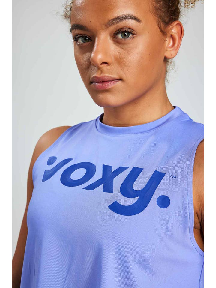 VOXY – wholesale Athletic top – Women′s – Purple Muscle Tank4