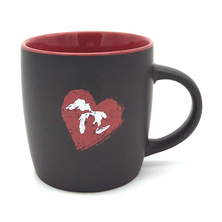 Hjärta mugg för wholesale av MI Coast