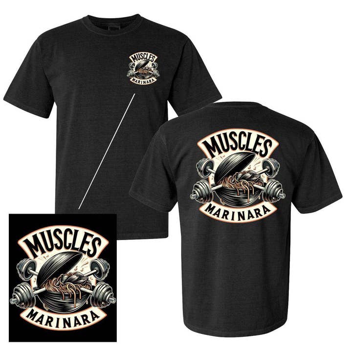 Muscles Marinara Tee for wholesale by Hardcore Italians