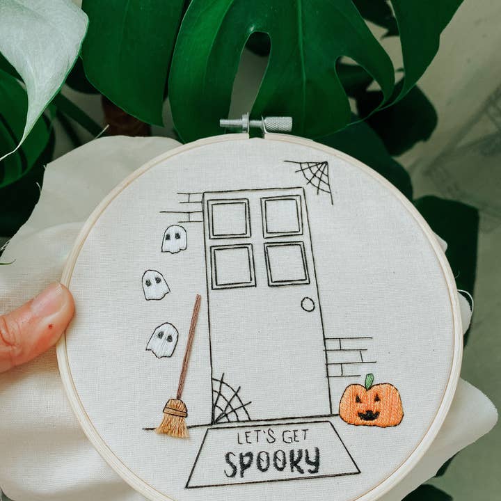 Kit de broderie intermédiaire | Gets Folons Folk Broderie Ki pour la vente par Sunday Mornings Shop LLC