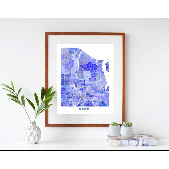 Juanita's Adventures - Wholesale Art Print - Juanitas Rochester NY Map Print3