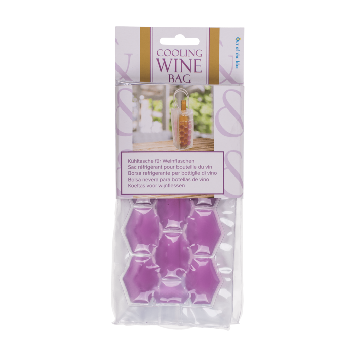 Out of the blue KG - Wholesale Wine Tote - Cooling bag for wine bottles, ca. 25,5 x 9,5 cm,1