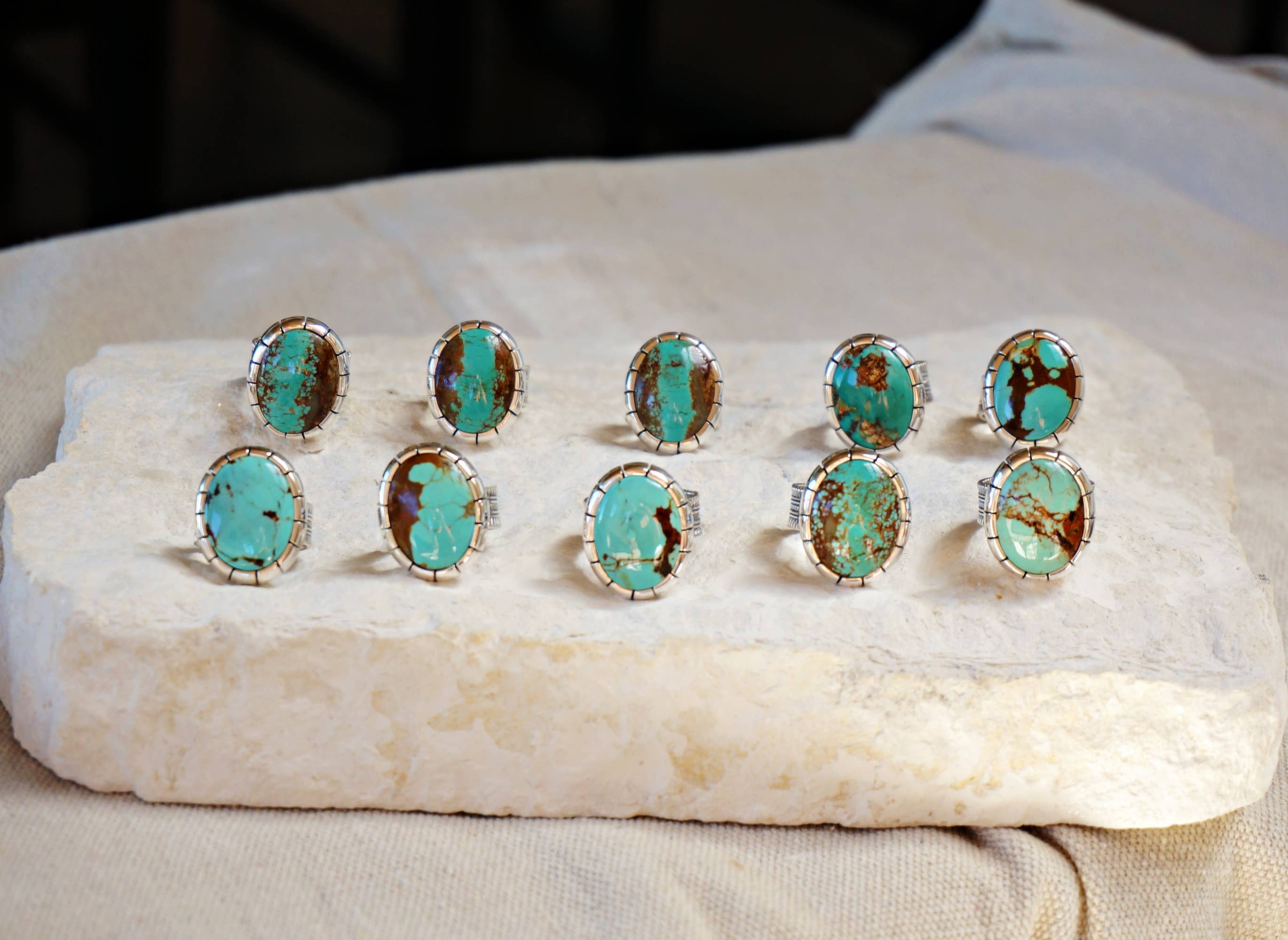 Sowell Jewelry - Wholesale Single Stone/Solitaire Ring - *Limited Edition* Number 8 Turquoise Sterling Silver Ring6