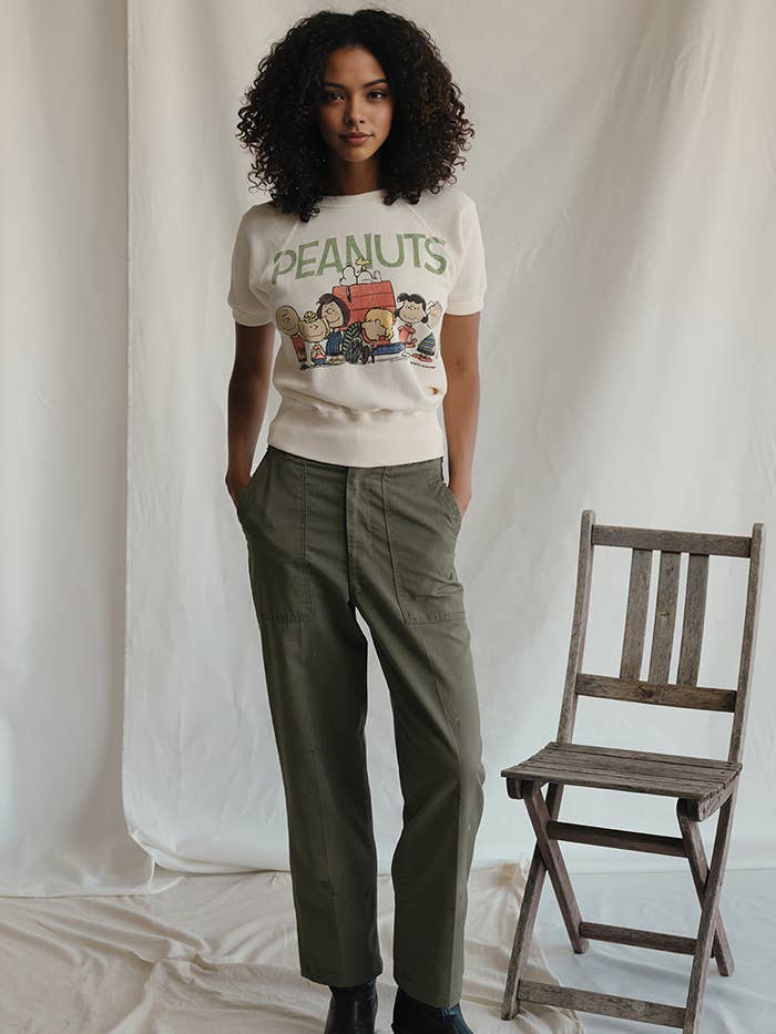 White Charlie & the Gang Raglan for wholesale on Faire3