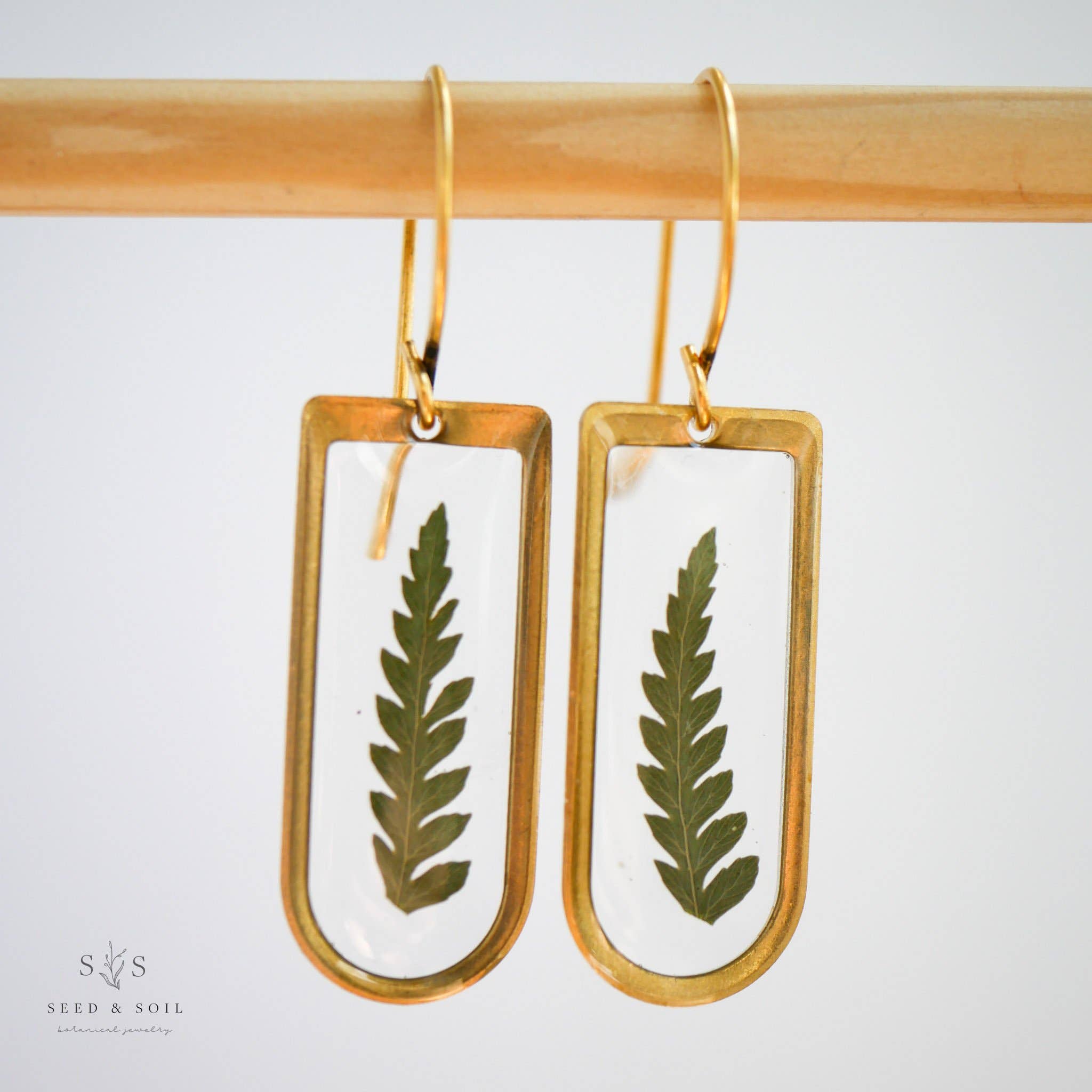 Seed & Soil Botanical Jewelry – wholesale Dangle earrings – Cathedral Earrings0