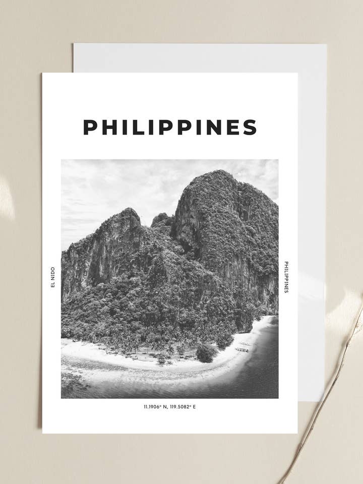 Filippinerna ”Himlen på jorden” Print för wholesale av The Travel Edit