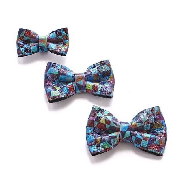Africa Blue Bow Tie for wholesale by Signe Louka