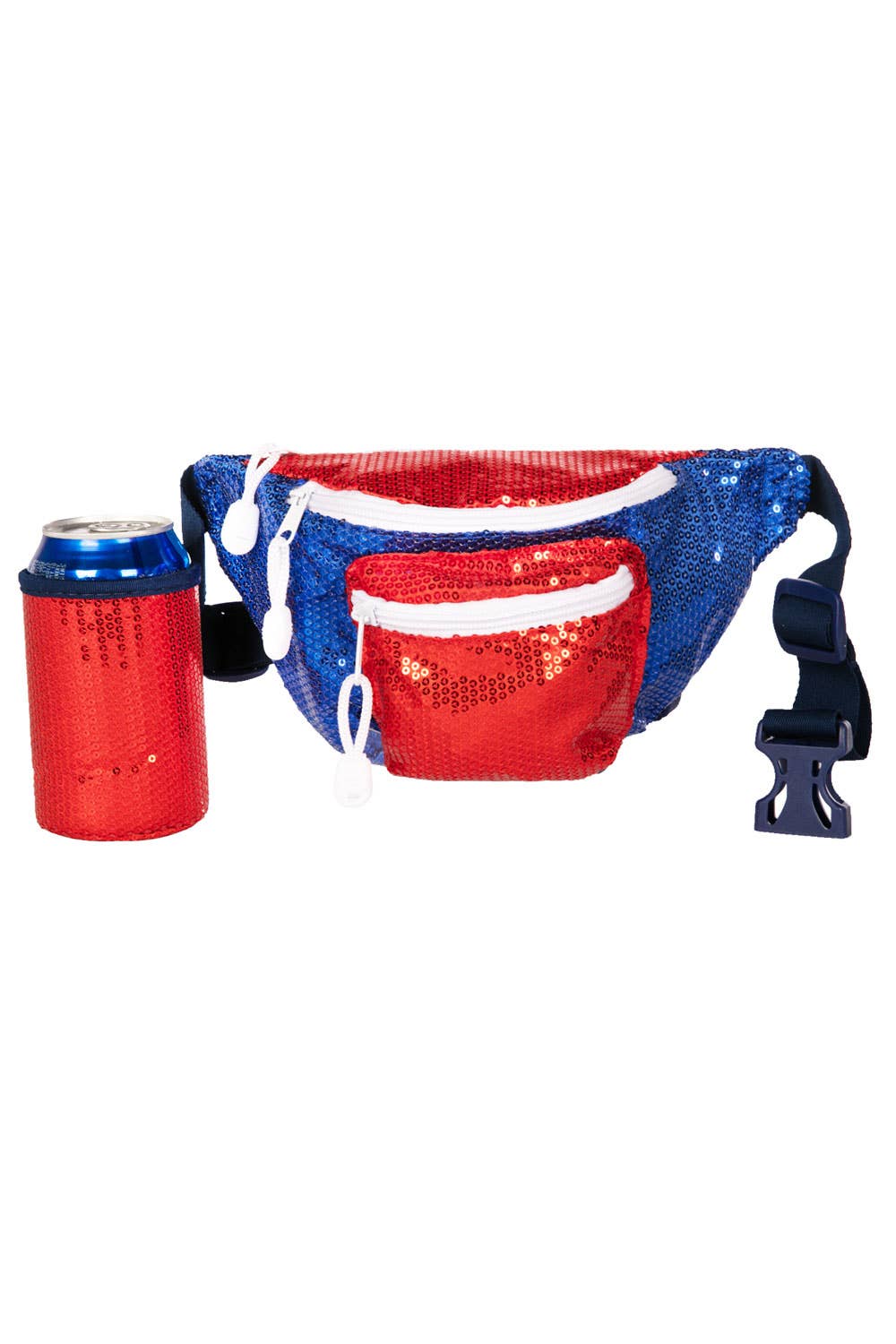 Tipsy Elves - Wholesale Belt Bag - Women's - Rockets Red Glam USA Fanny Pack0