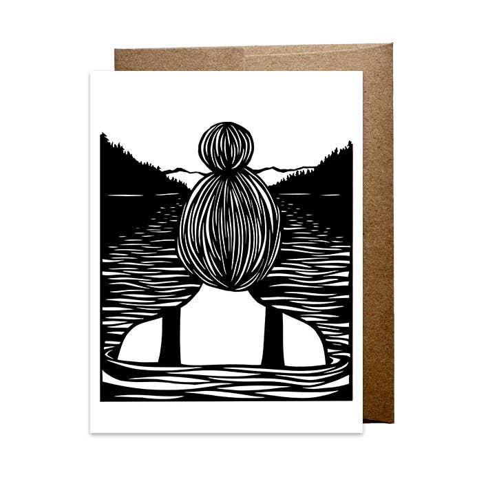 "Morning Swim" Card for wholesale by Anna Brones