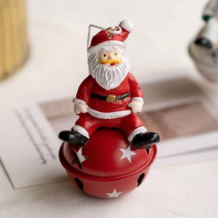 Sød tegneserie julemand snemand rensdyr jern juletræ hængende dekoration vedhæng for engroshandel hos FurDecoration