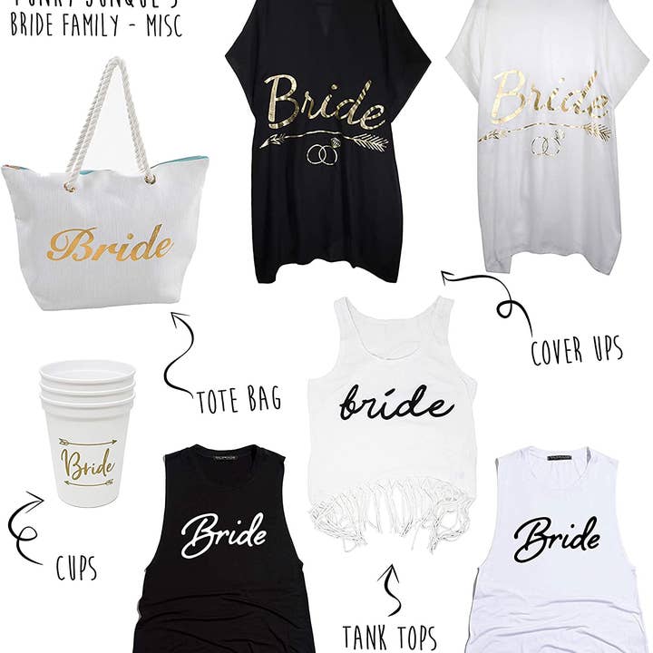 Funky Junque – Engroshandel Engangsbæger – 16 oz Stadium Cups - Brud (Sæt af 3)3