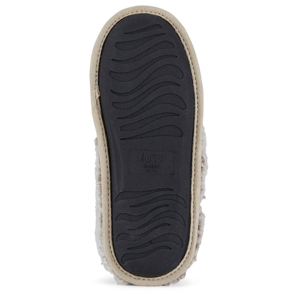 Floopi - Wholesale Pantoffels - Dames - Geruite tweekleurige klompslip van imitatiebont „Mama Bear” voor dames4