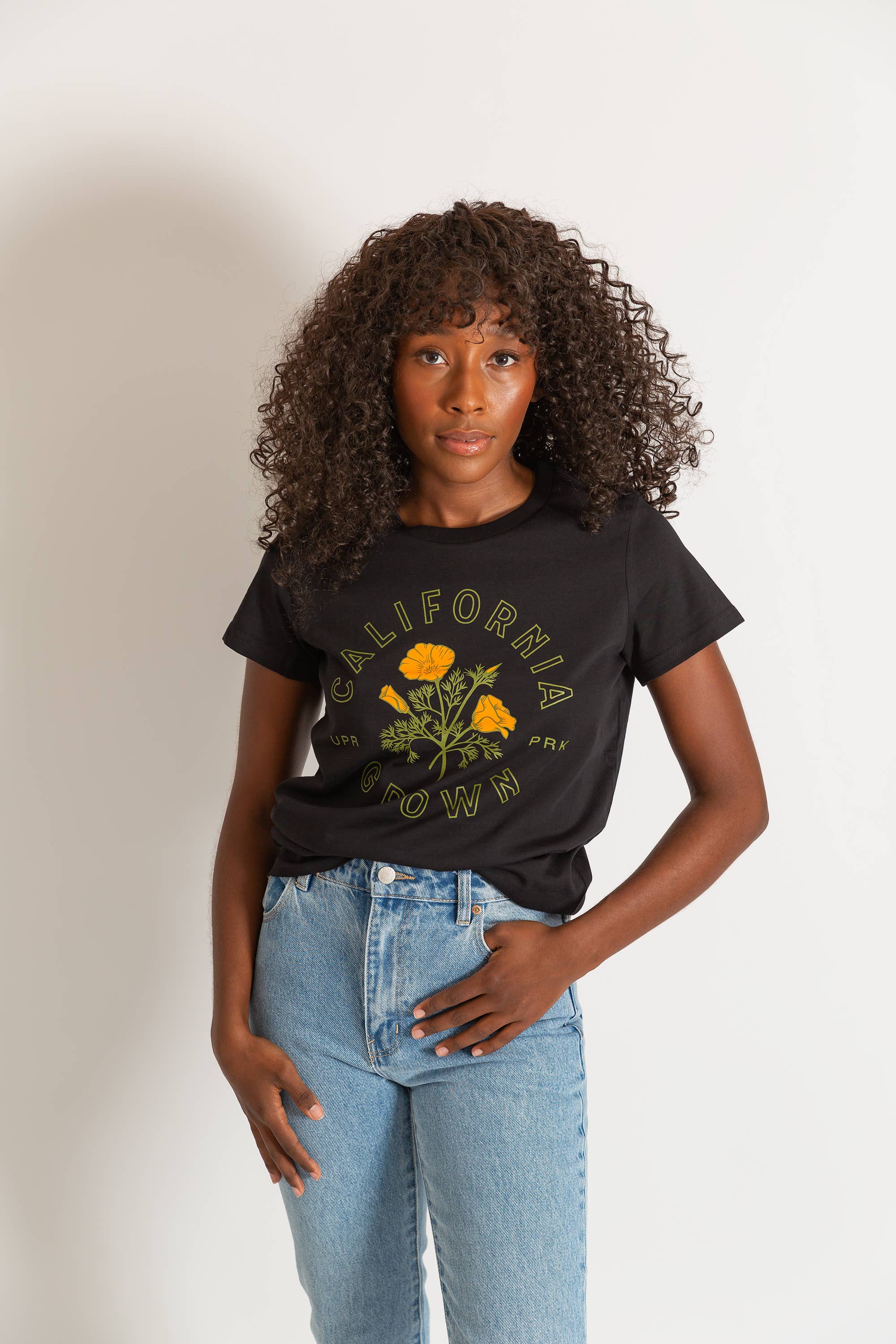 Upper Park Clothing - Wholesale Screen Printed T-Shirt - Women's - California Grown Routine Tee1