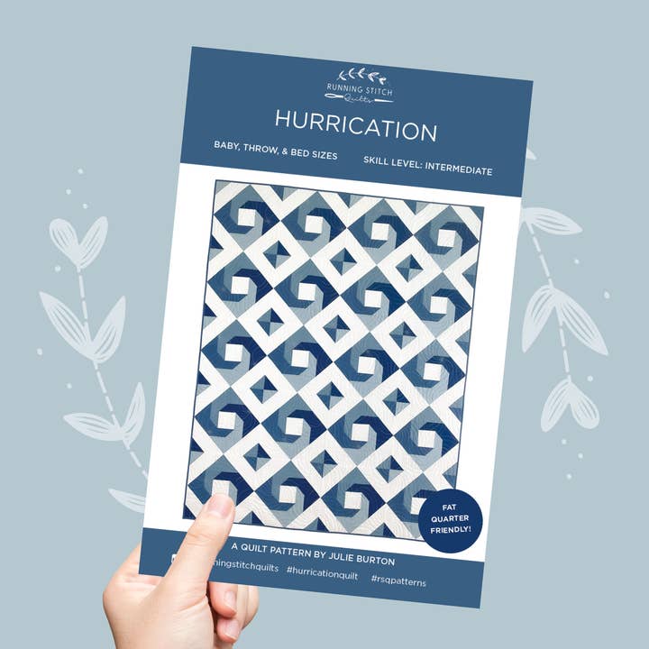 Hurrication Quilt Pattern - PRINTED for wholesale by Running Stitch Quilts