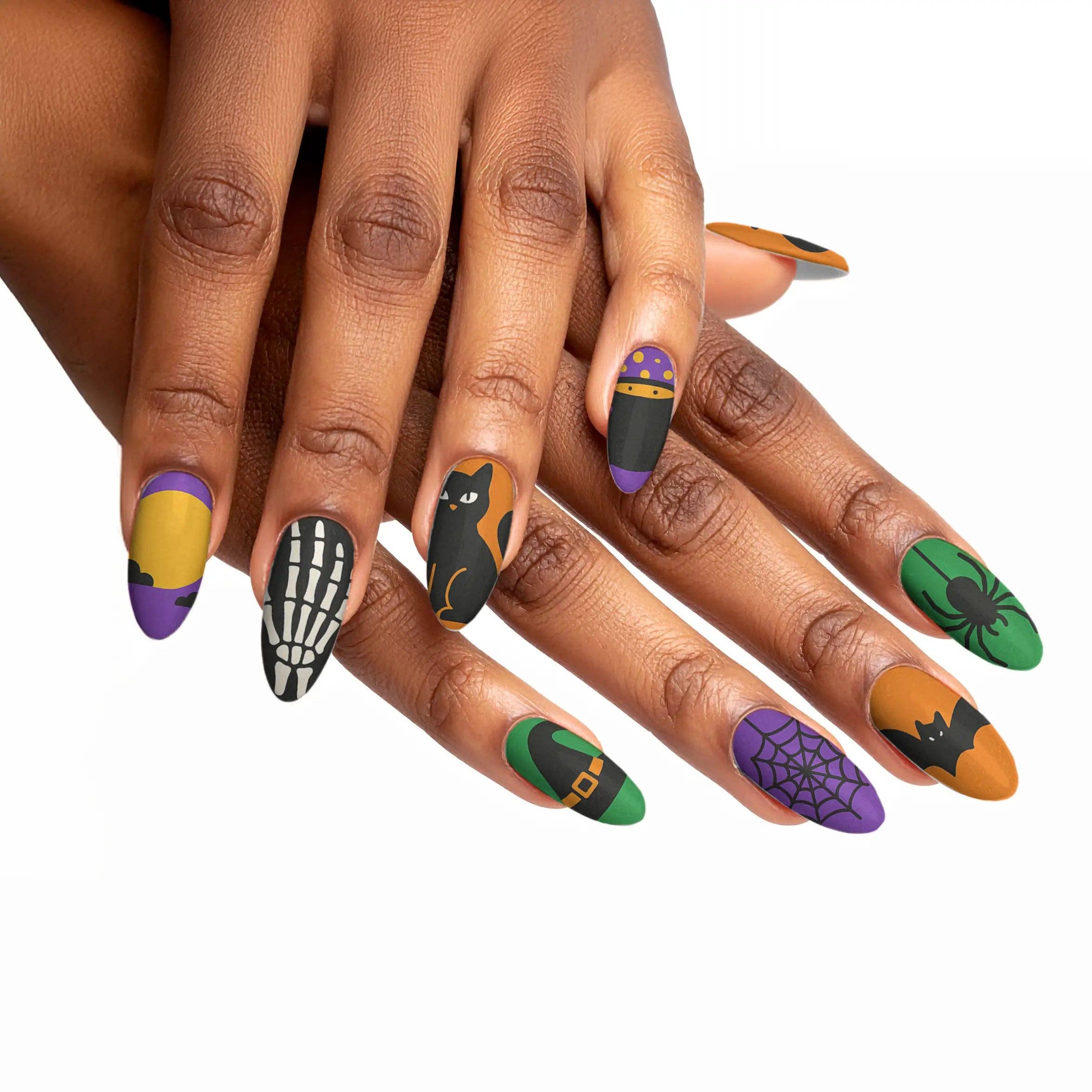 FYNE BODY - Wholesale Press-on/fake nails - Eclipse Enchantment Black Halloween Press-On Nails18