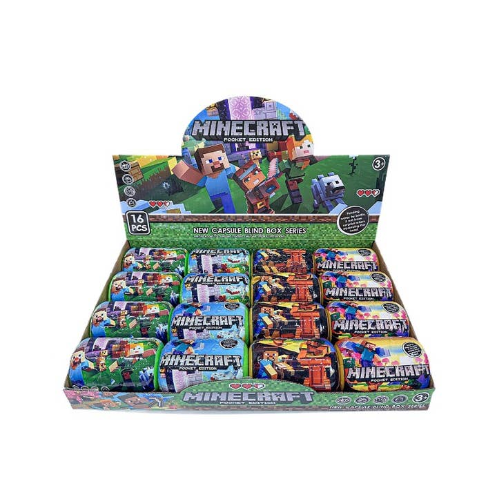 Capsule Minecraft Blind Box 16pcs Set for wholesale by Sparkling Extras