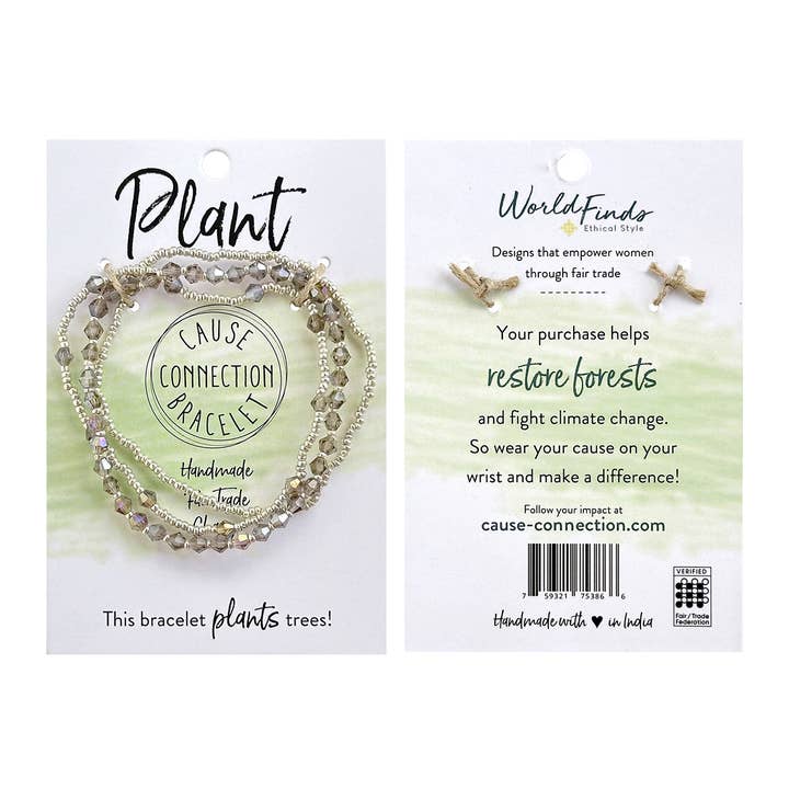 WorldFinds - Wholesale Beaded bracelet - Plant • Cause Bracelet1