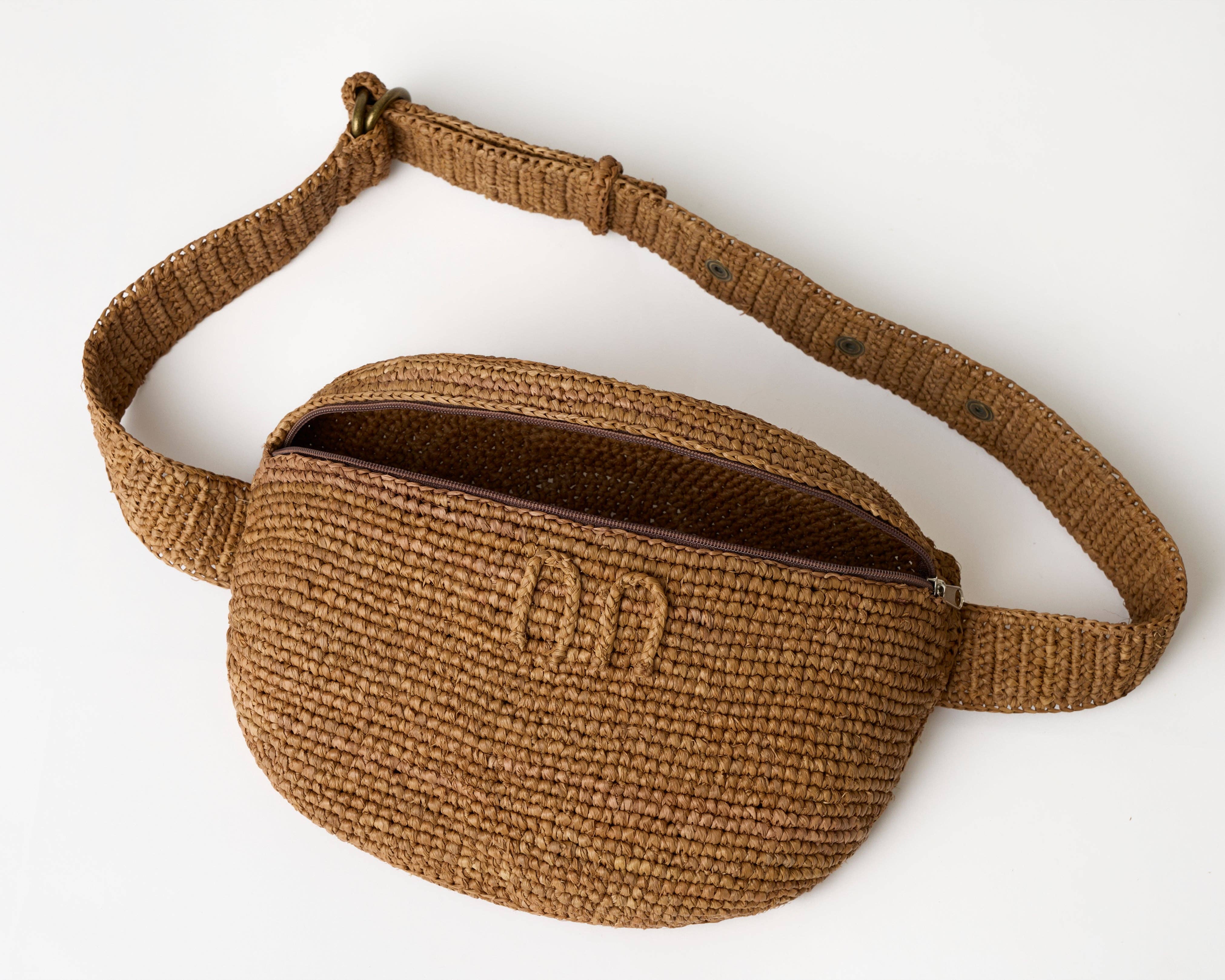 JELYNNE - Wholesale Belt Bag - Women's - Raffia Belt Bag6