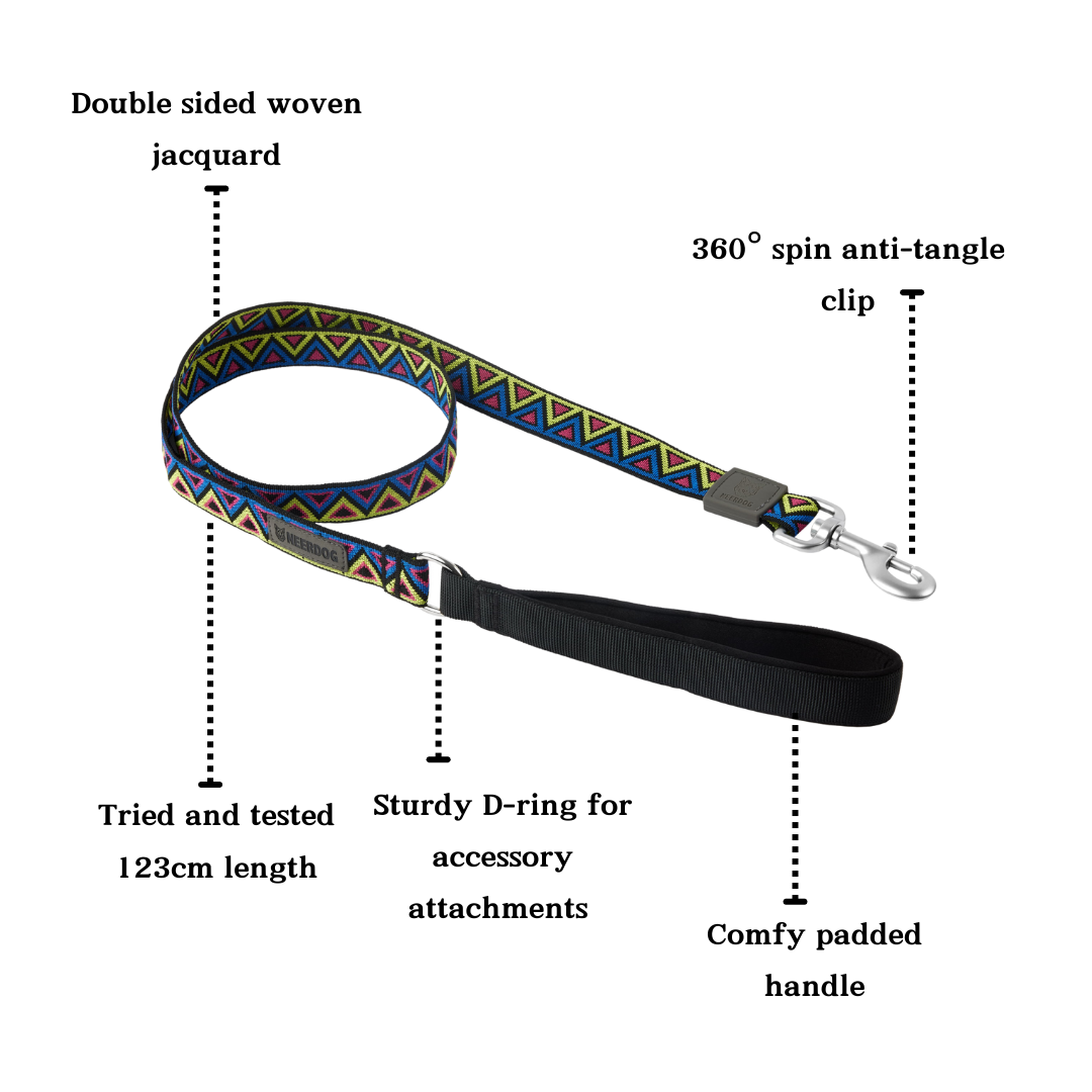 NEERDOG | Dog Harnesses | Dog Leads | Dog Collars | Coats – wholesale Pet leash – Dog – Jacquard Dog Lead | GO-CEE Cosmos Dog Lead2