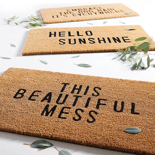 Santa Barbara Design Studio by Creative Brands - Wholesale Door Mat - Face to Face Doormat - Hello Sunshine1