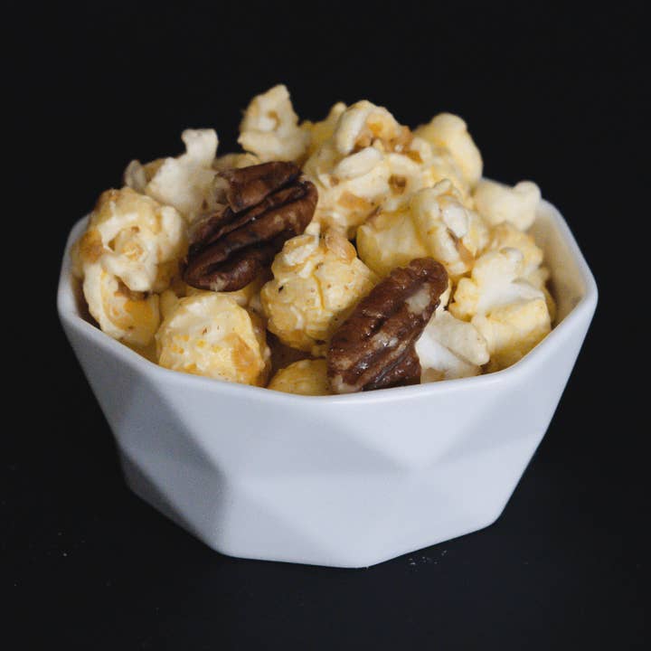 Butter Pecan Popcorn for wholesale by Lisa's Gourmet Popcorn