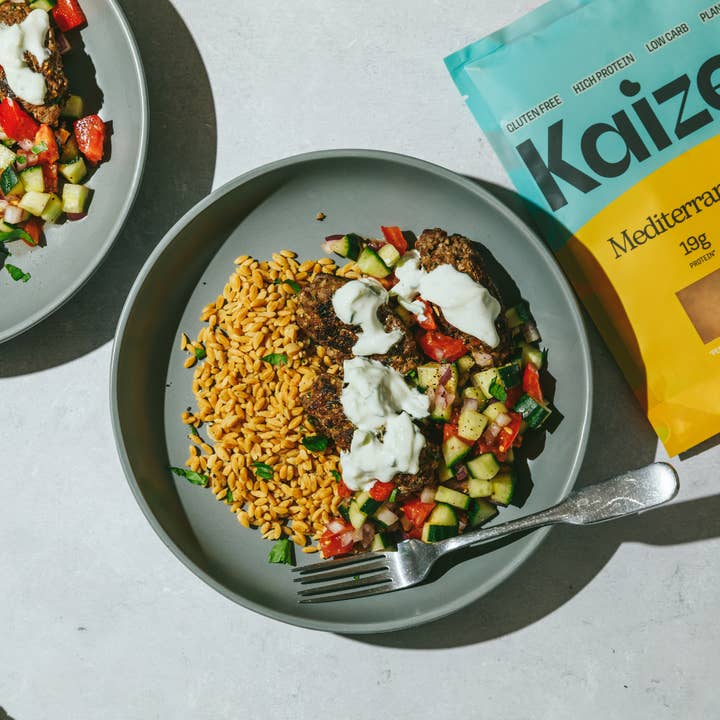 Kaizen Food Company - Vendita all'ingrosso Riso - Riso mediterraneo ad alto contenuto proteico - Senza glutine, 6 g a basso contenuto di carboidrati1