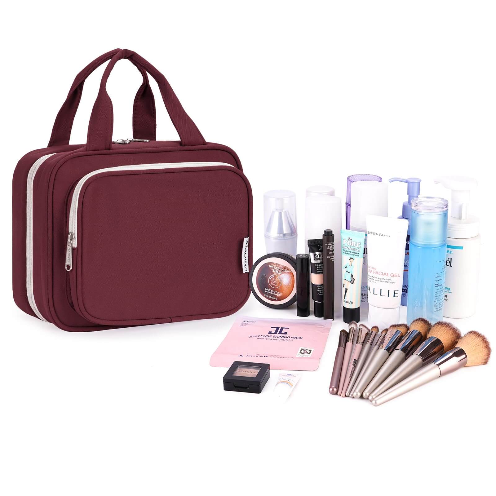 wandf – Großhandel Schmink-/Kosmetiktasche – Hängender Kulturbeutel für Frauen Reise-Make-up-Tasche49