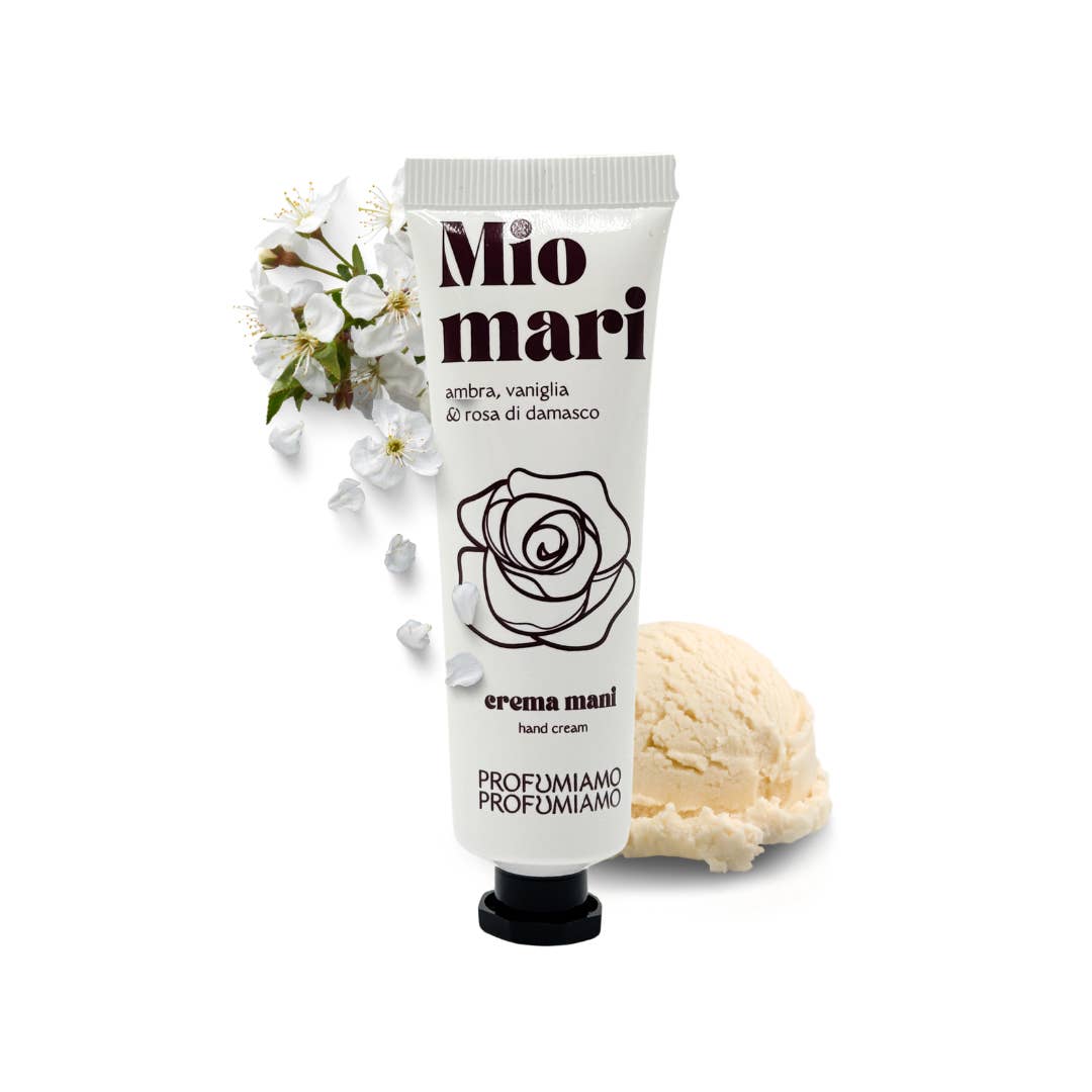 Profumiamo - Wholesale Hand Cream/Lotion - HAND CREAM - vanilla, Damask rose, and amber