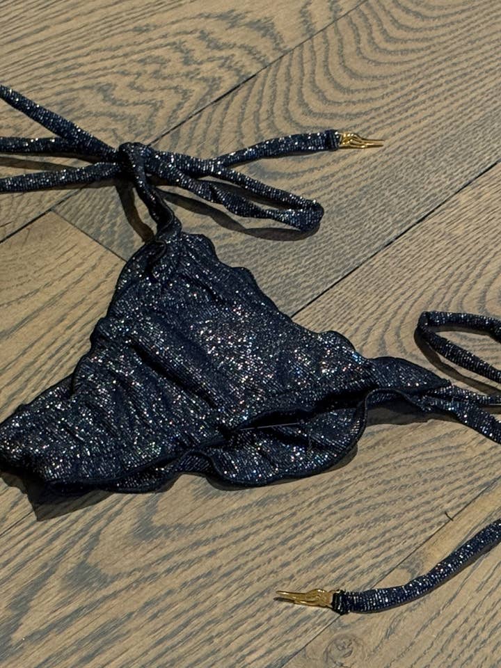 BRILEY Ruffled Brazilian Bikini Bottoms for wholesale by Gianine Bikini