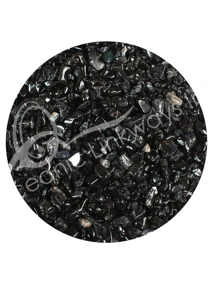 (KG)TUMLEDE STEN - TURMALIN, SORT 5-12 MM for engroshandel hos Oceanic Linkways Inc