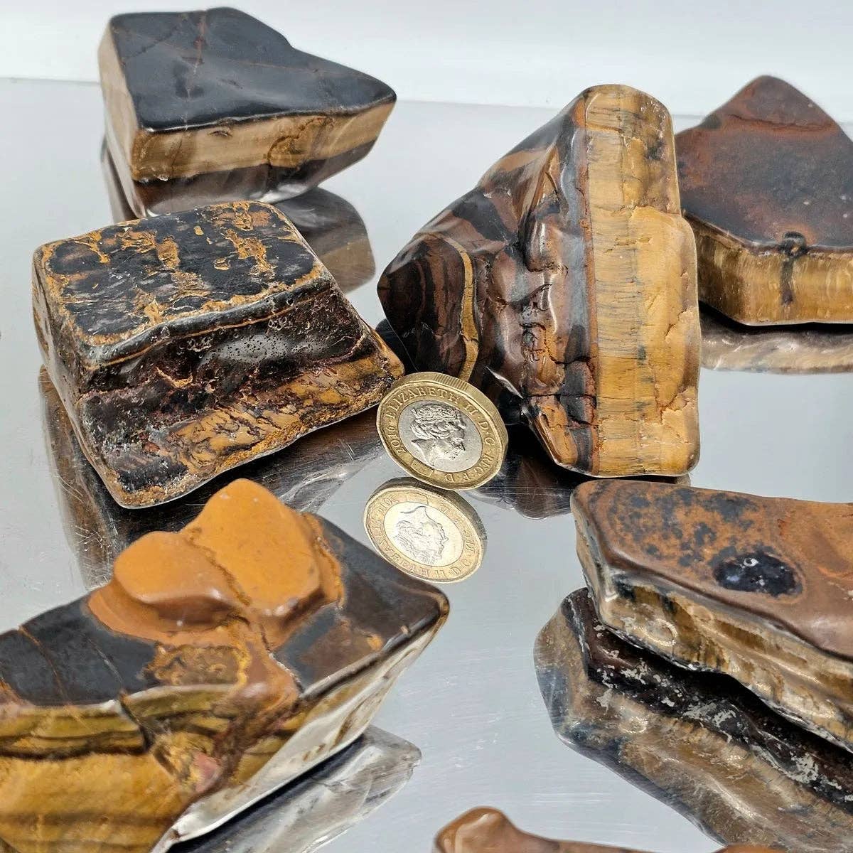 Distinction Crystals - Wholesale Spiritual Stone/Crystal - Unique Natural Tigers Eye Crystals Fully Polished2