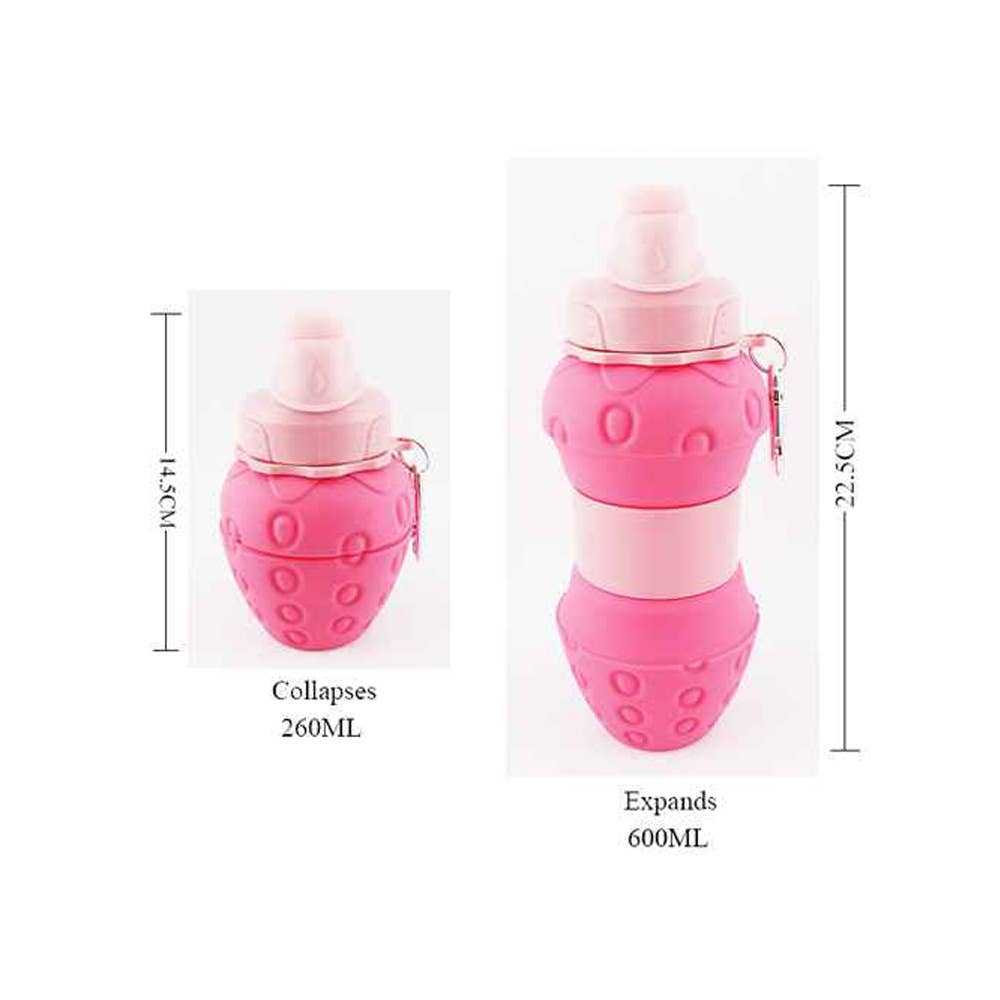 Sensibling Corp. - Wholesale Water Bottle - Collapsible Strawberry Water Bottle4