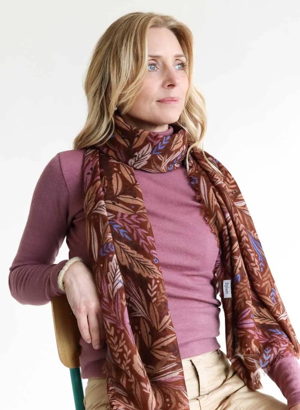 Djian – Engroshandel Tørklæde - Dame – Tørklæde af merinould – Paradis0