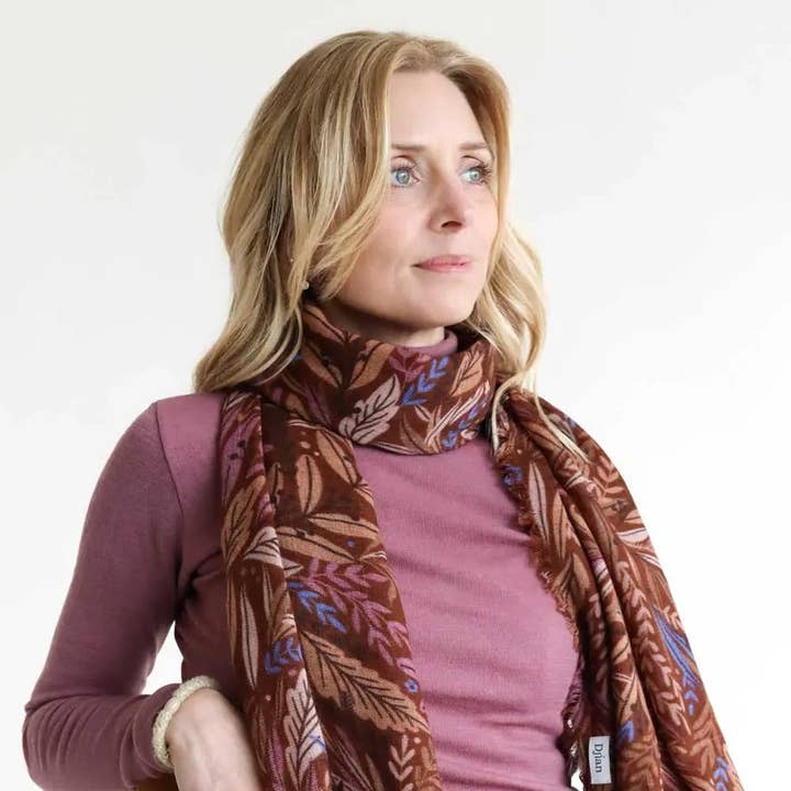 Djian – Engroshandel Tørklæde - Dame – Tørklæde af merinould – Paradis0