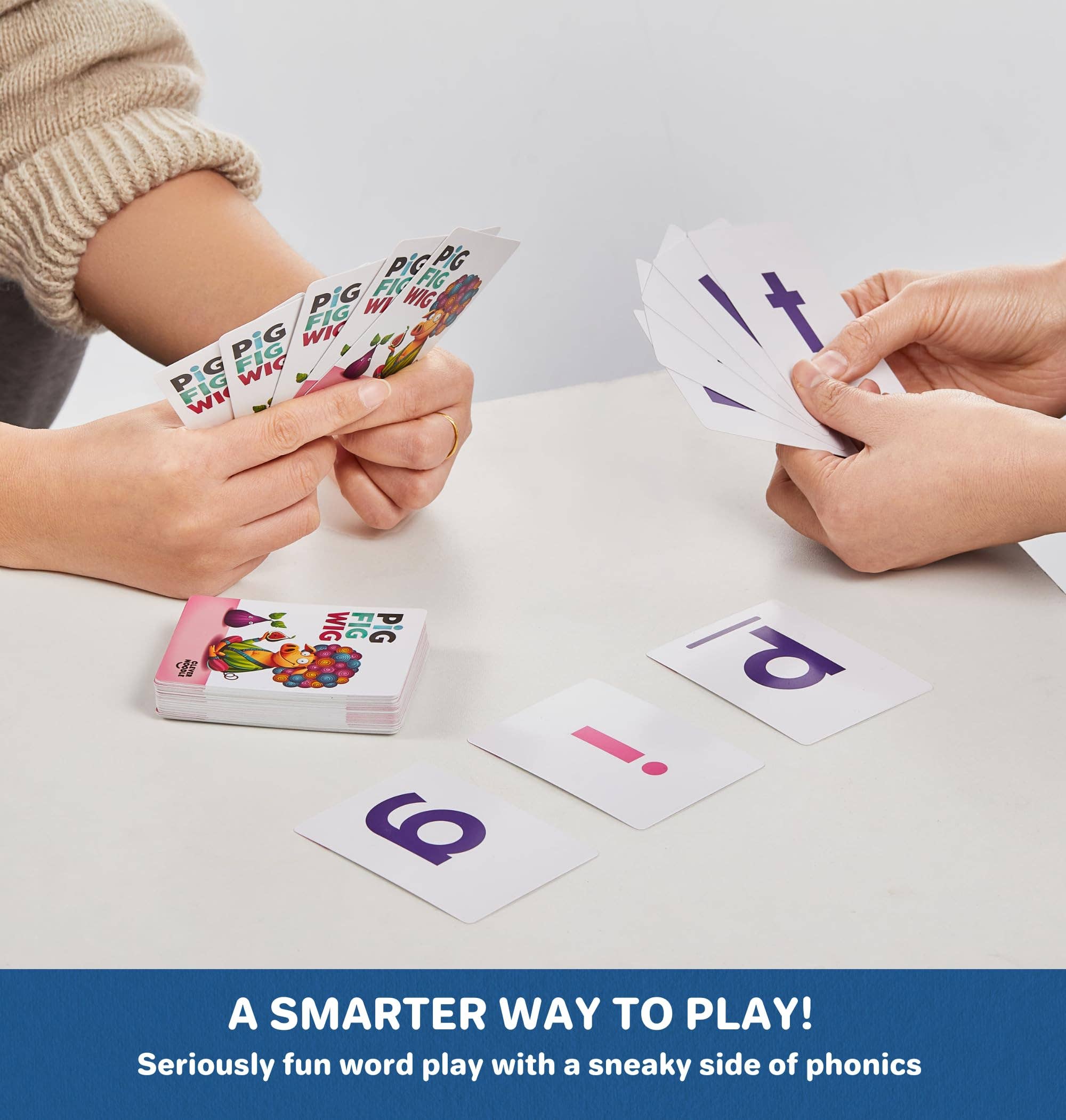 Clever Noodle - Wholesale Card Game - Pig Fig Wig Phonics Reading Game4