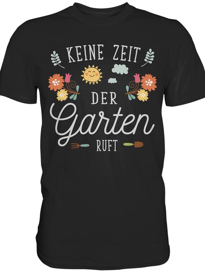 No time the garden calls retirement gardener pensioner t-shirt for wholesale by Tigerlino®