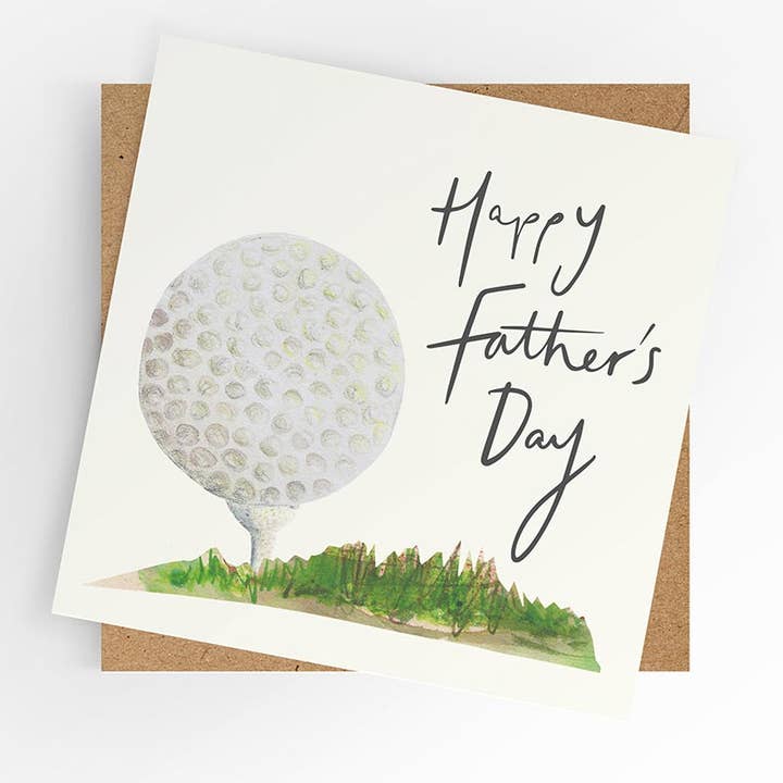 Father's Day card, GOLF Ball for wholesale by Under the Willow Tree
